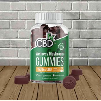 CBDfx Wellness Mushroom Gummies 1500mg
