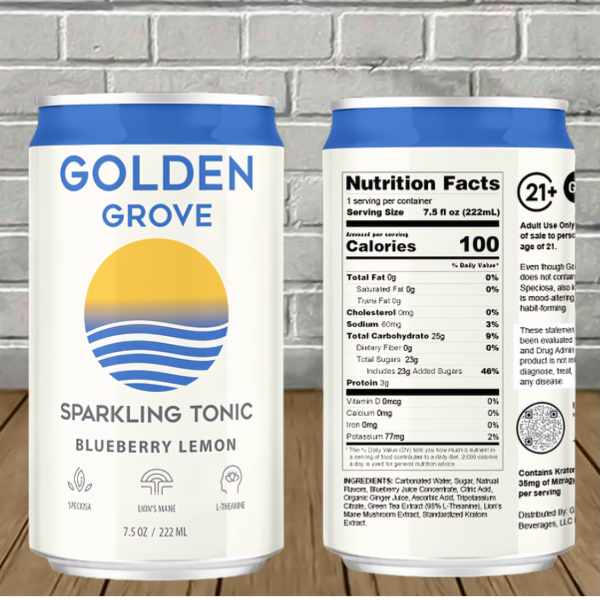 Golden-Grove-Kratom-Lions-Mane-Sparking-Tonic-7.5oz-Blueberry-Lemon-Front-Back-Image.png