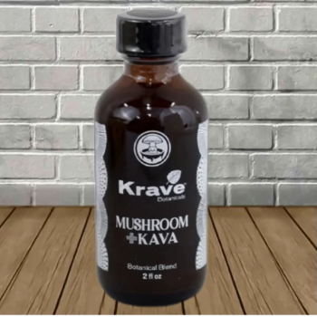 Krave Botanicals Mushroom + Kava Extract Shot 2oz