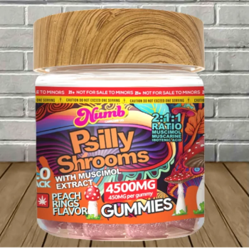 Numb Cannabis Co Psilly Shrooms 4500mg